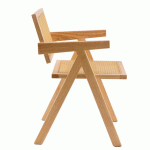 Cafe Scissor Leg Dining Char - Nat